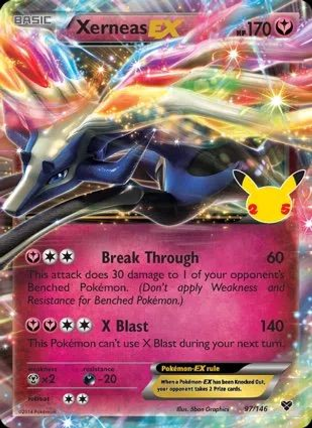 Xerneas EX - 97/146 (Celebrations - Classic Collection)