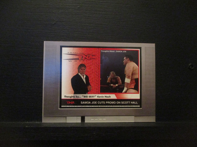Samoa Joe - 'Thoughts About' Original Trading Card #BS-2