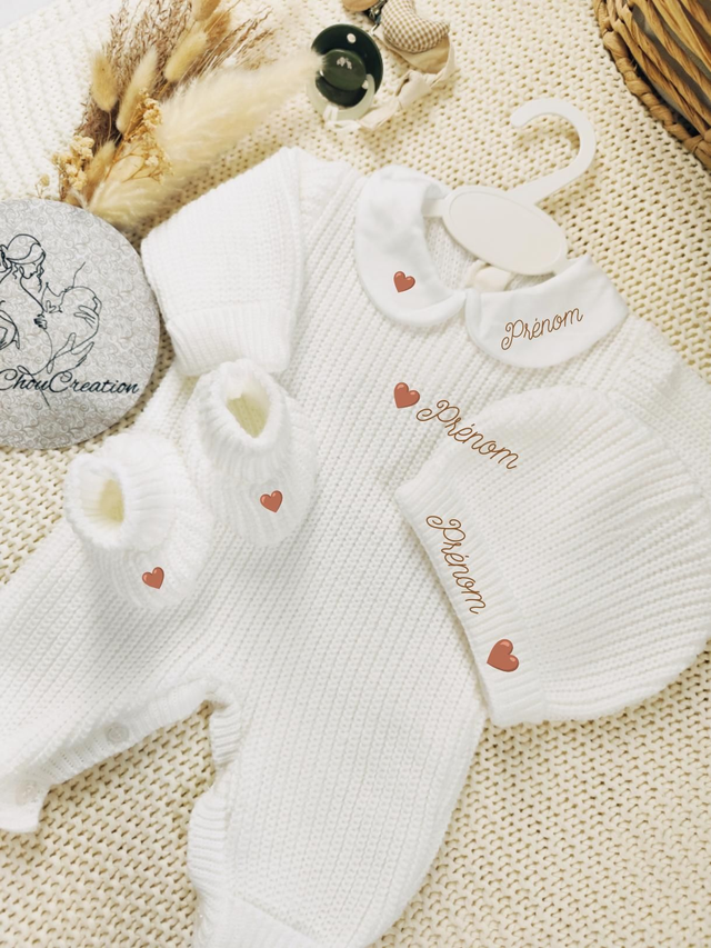 Ensemble Combinaison col claudine personnalisé