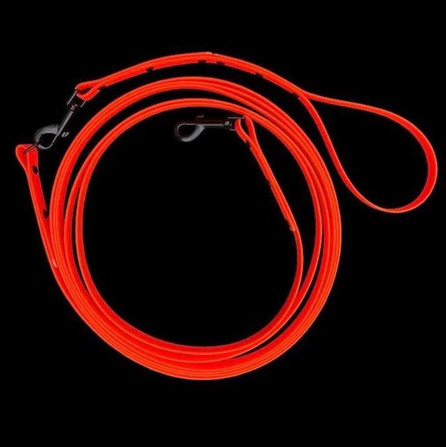 Flourescent Orange Waterproof Longline With Removable Handle