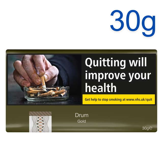 Drum Original Gold Rolling Tobacco, 30g