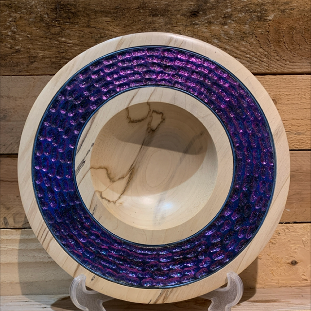 Spalted Sycamore Banded Bowl