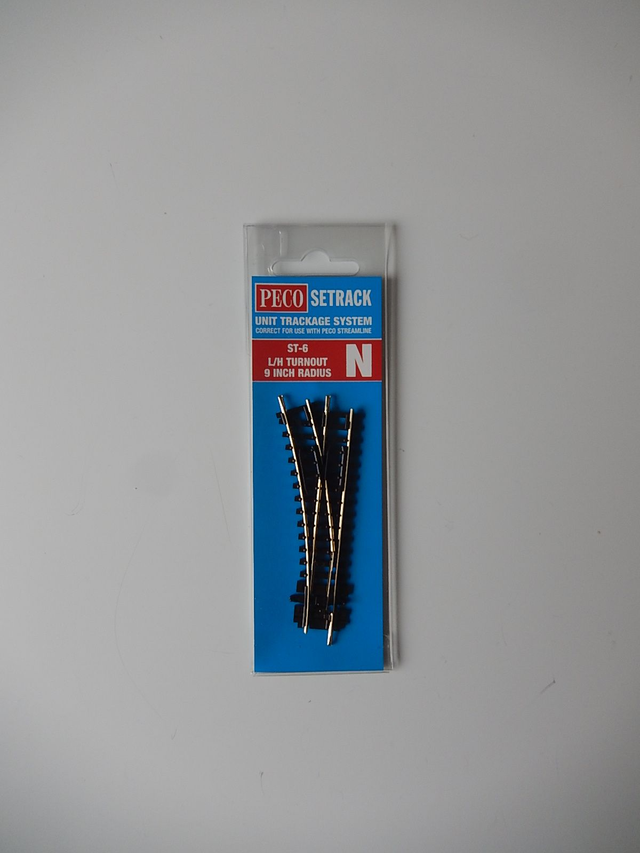 aiguillage à gauche code 80 Peco ST-6 N