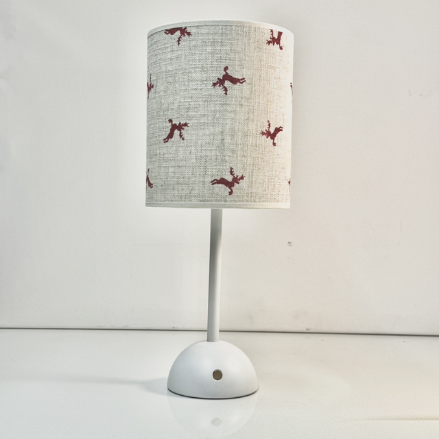 Alpenchic Tischlampe rot cableless Zylinder