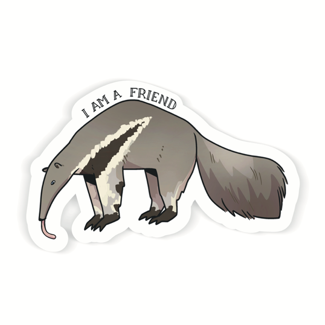 Anteater Friend sticker
