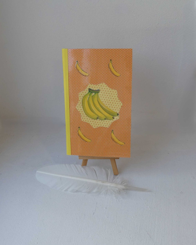 Le carnet quadrillé aux bananes