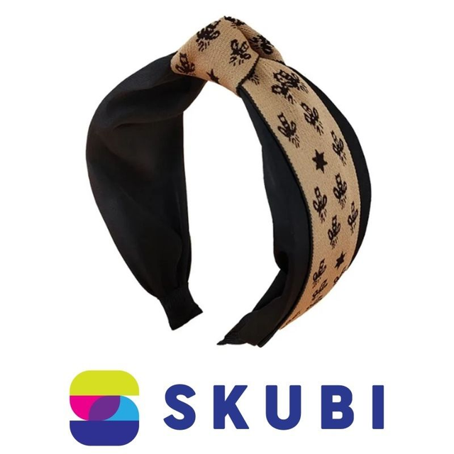 Čelenka do vlasů Beadell hnědá - O450BR