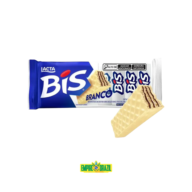 Wafer Chocolate Branco Bis / White Chocolate Wafer Bis LACTA 100g
