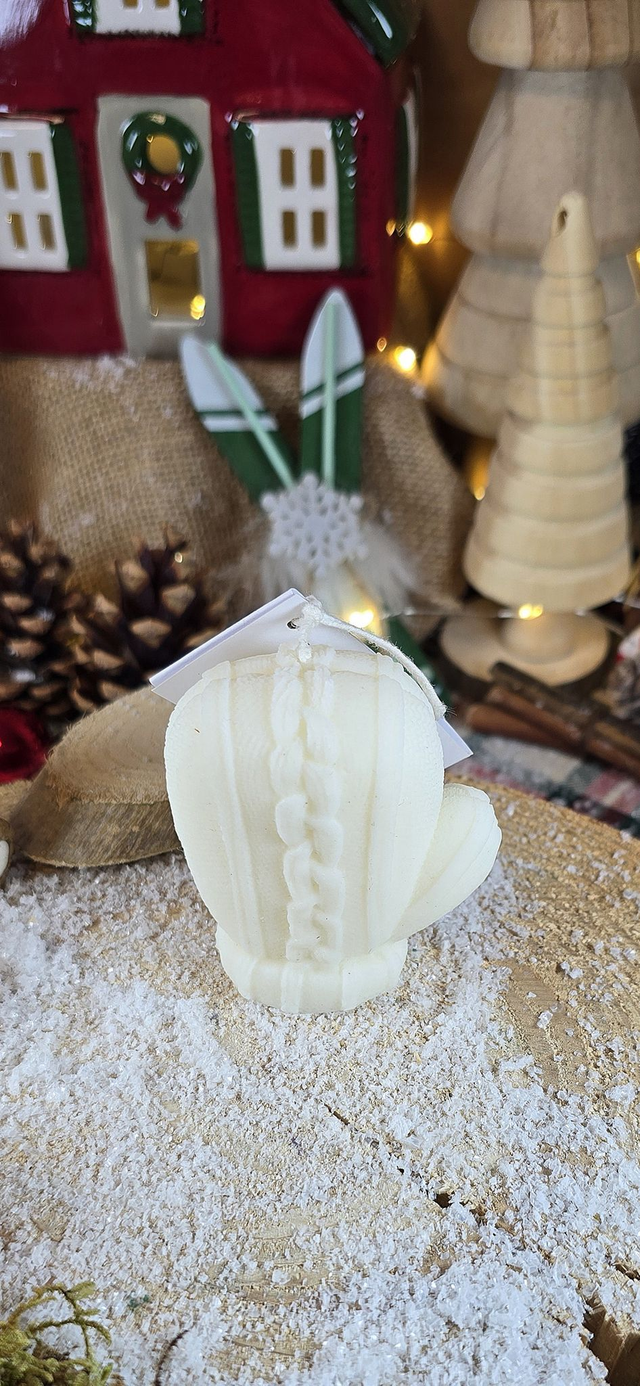 🧤 Bougie Moufle d’Hiver