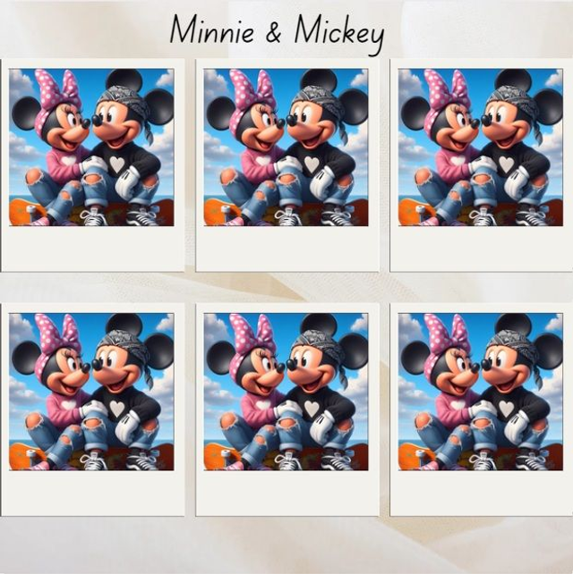 Lingettes Minnie et Mickey