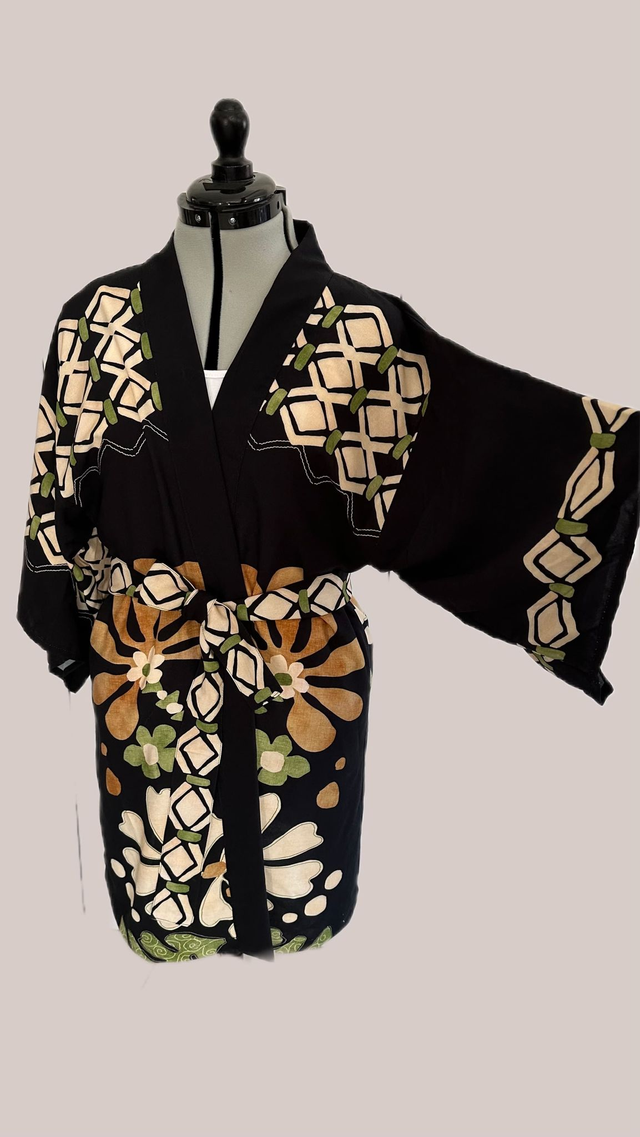 Tunique panneau fleuri