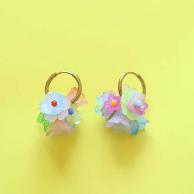 Boucles d'oreilles Bouquet