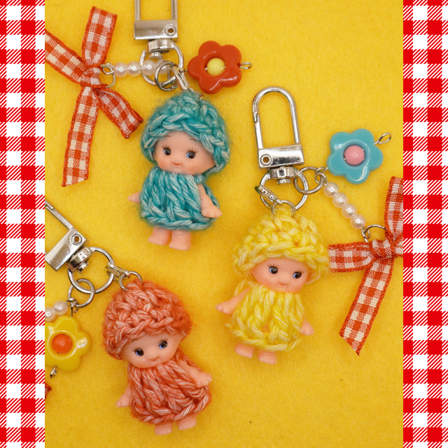 🌼 mini kewpie charm 🌼