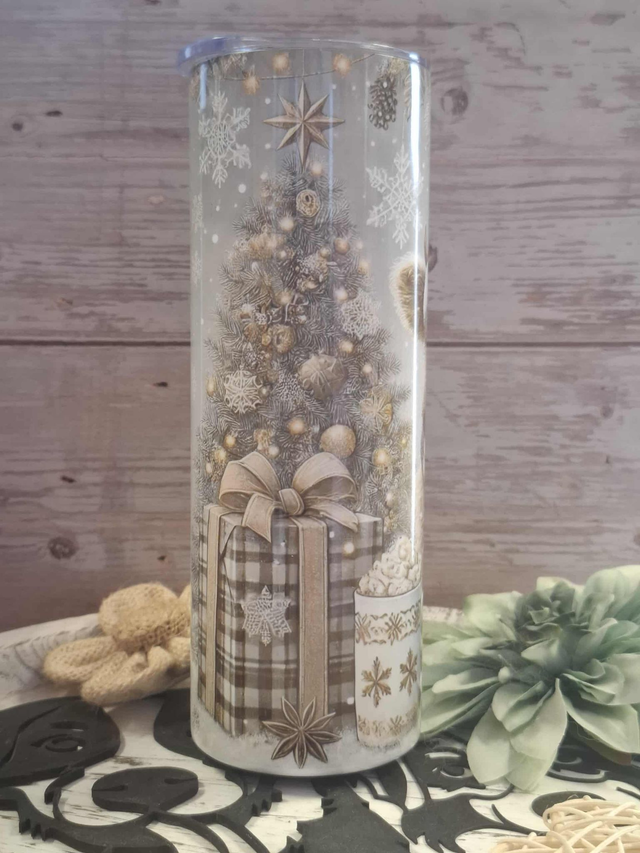 Gourde canette de noël