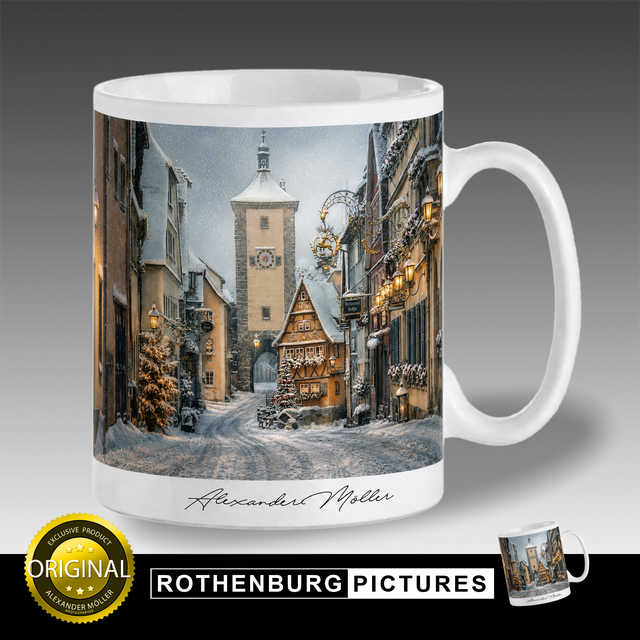 Original Rothenburg Mug | The Plönlein at Winter