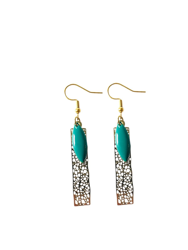 Boucles d'oreilles dorées BINDOL