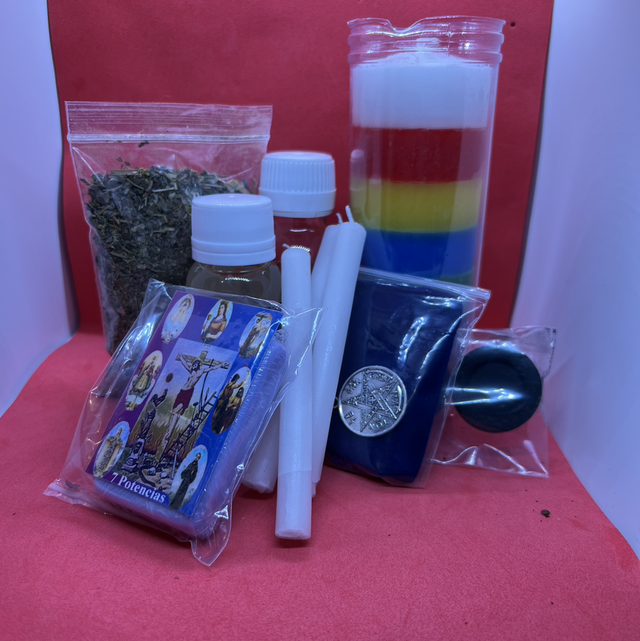 🌈 Kit Rituel – 7 puissances 🌈