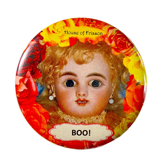 &quot;Boo!&quot; Badge by House of Frisson