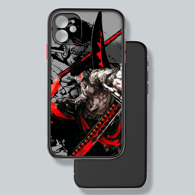 Coque iPhone One Piece Zoro rouge