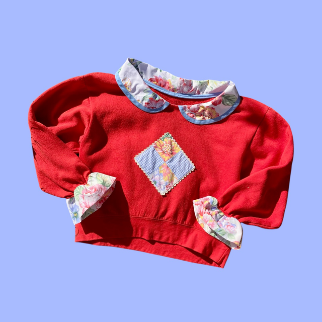 Sweat patchwork - taille XS/S