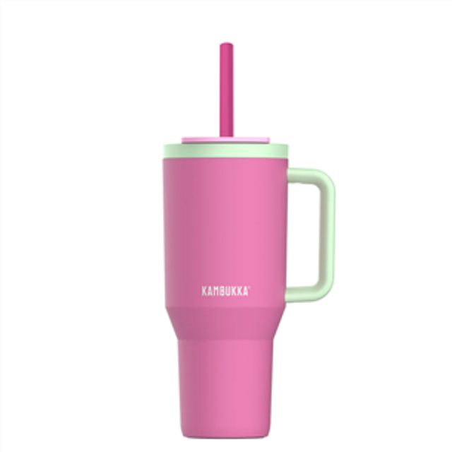 2025 Kambukka Rio Tumbler, 950 ml, Bubblegum Mint, roosa 11-08004