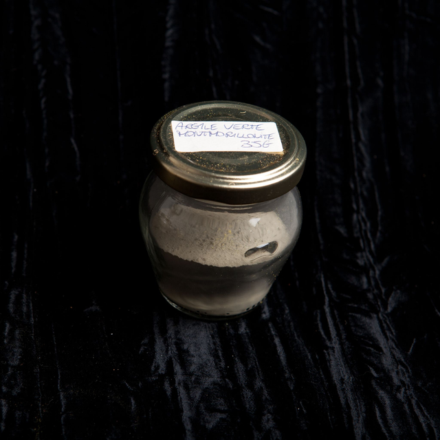 Pot verre argile verte de montmorillonite 35g