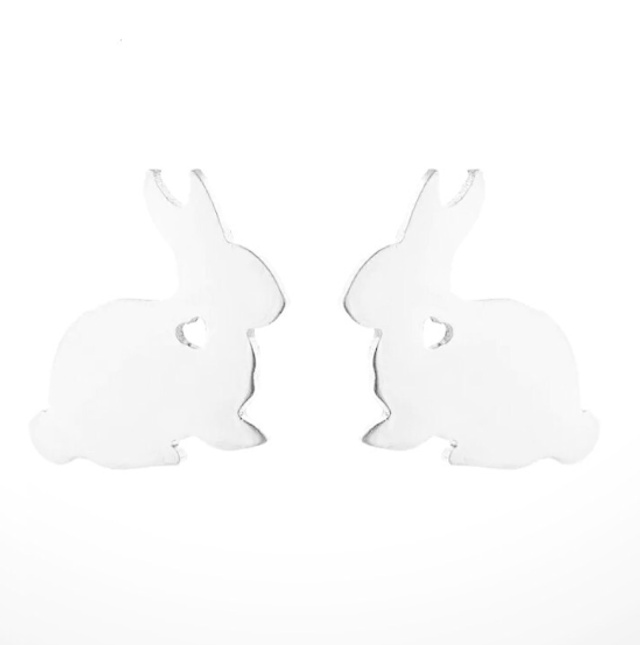 Rabbit Stud Earrings