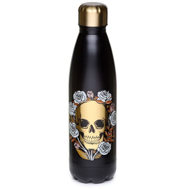 Skulls & Roses Reusable Insulated Drinks Bottle 500ml