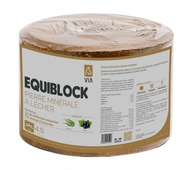 Equiblock 4,5kg – Pierre Minérale à Lécher pour Chevaux