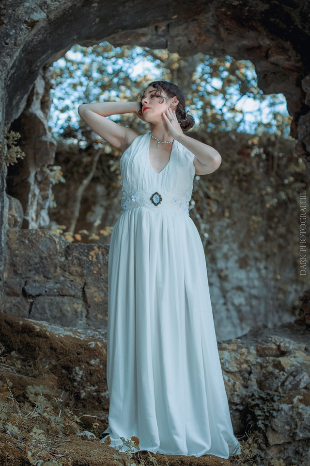 Robe de mariée en mousseline – Élégance romantique - Prototype