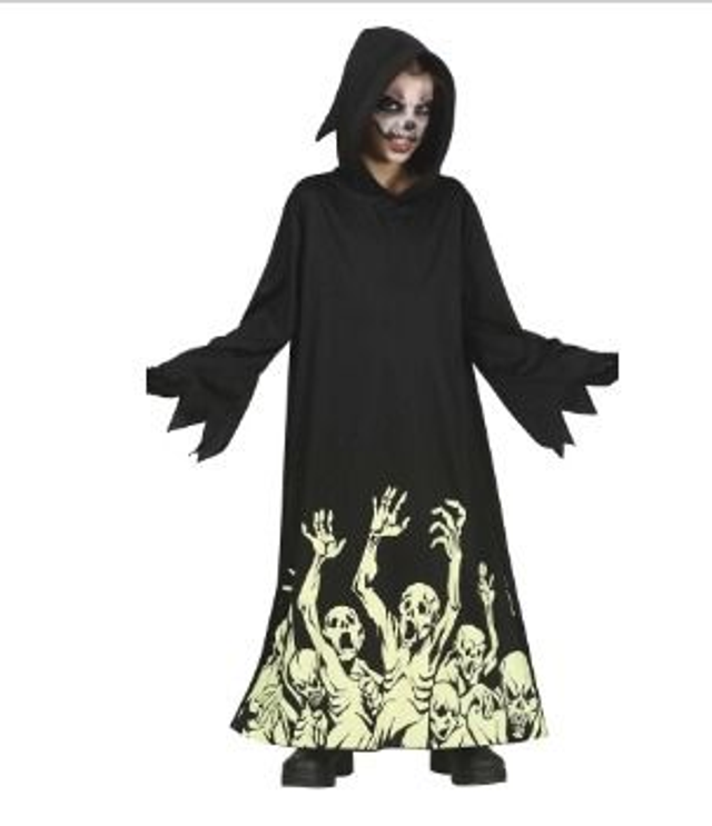HALLOWEEN ,  77568 DEATH GLOW IN THE DARK, INFANTILE,   7/9   ANN (1)