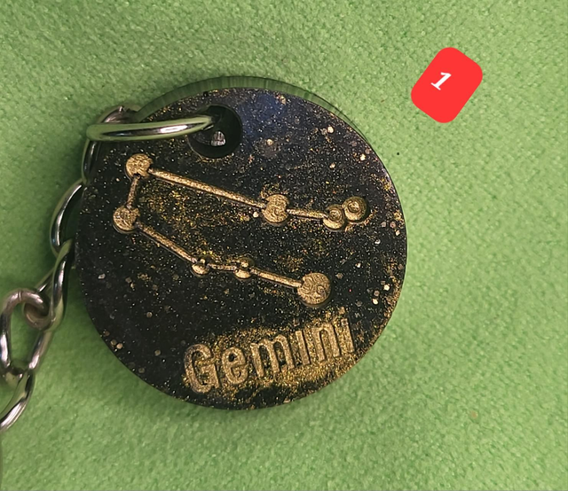 Porte clef gémeaux 