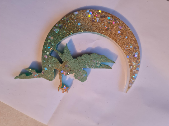 Resin fairy sign