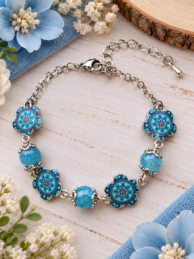 Bracelet fantaisie motif mandala