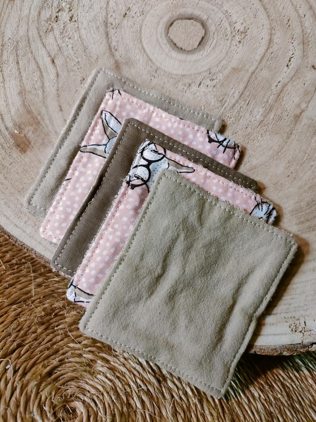 Lot de 5 lingettes thème lapin 