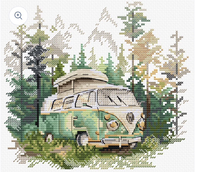 Cross Stitch Kit HobbyJobby - It&#039;s time to travel