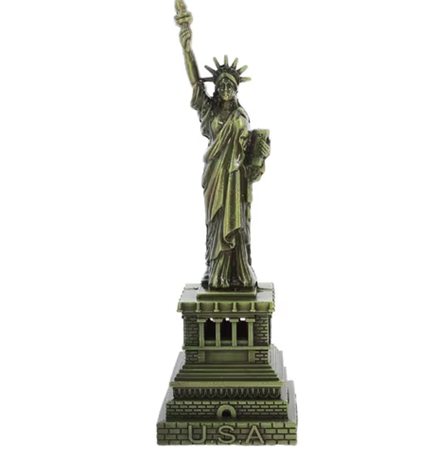 Prachtig decoratie beeldje Vrijheidsbeeld (18cm)