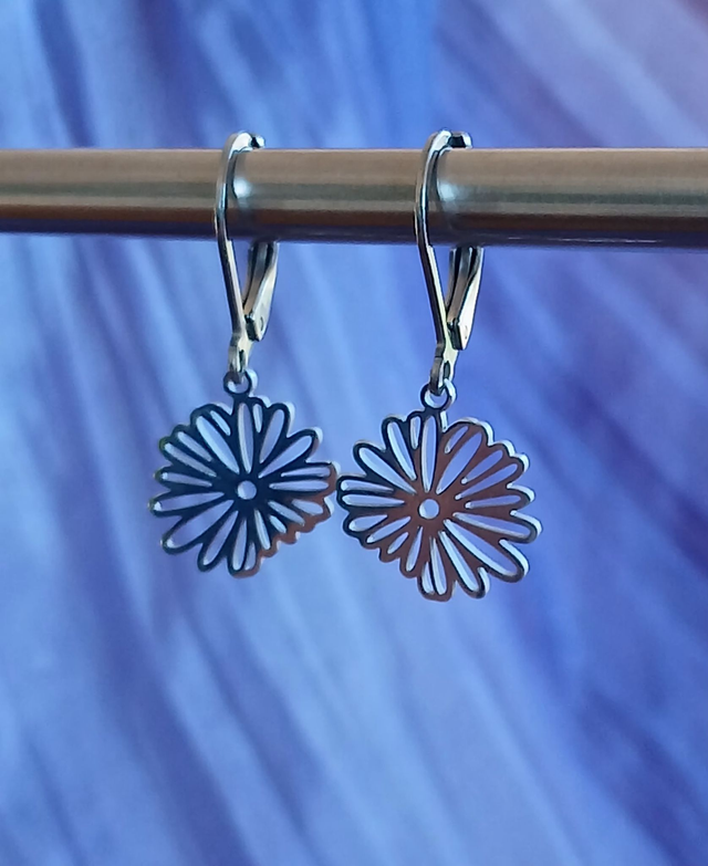 Boucles d'oreilles Paquerettes