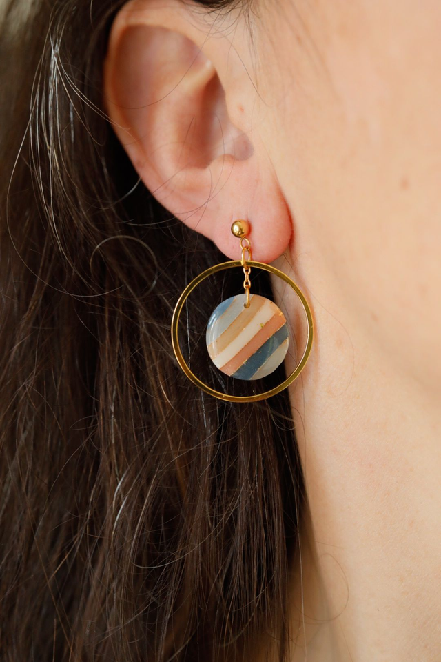 Boucles Oreilles Lueurs d'Automne