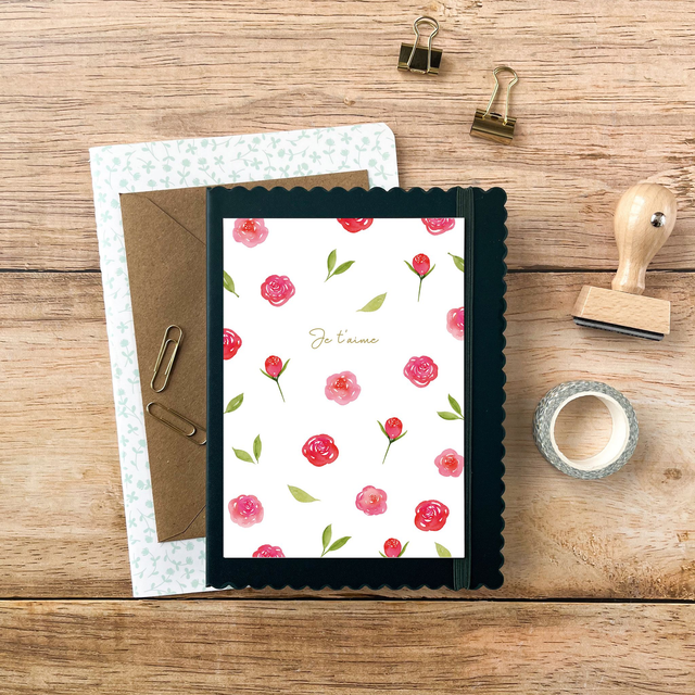 Carte postale Pulsion créative - Je t'aime