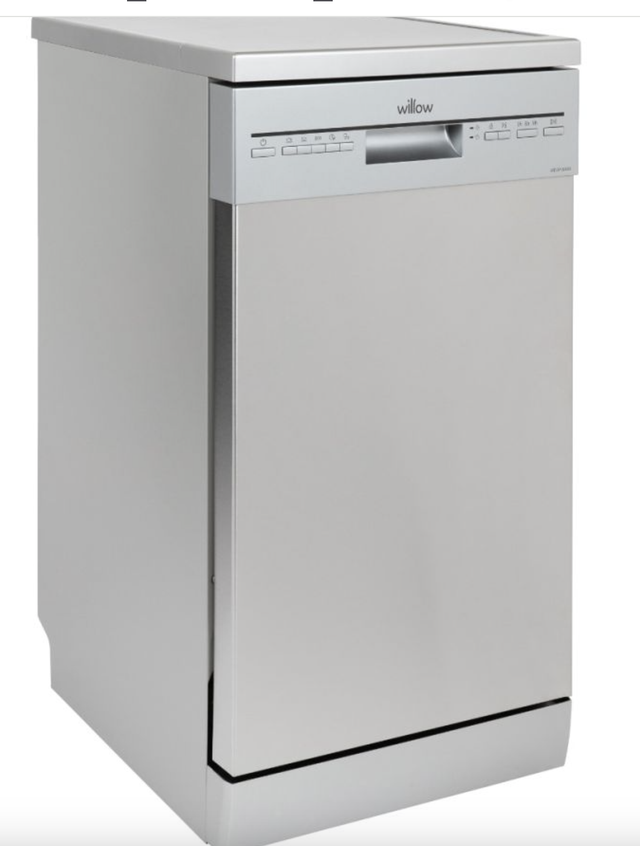 Willow  WDW1045X InoX 45cm Slimline Dishwasher 