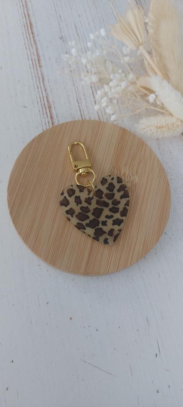 Gris-gris coeur léopard 