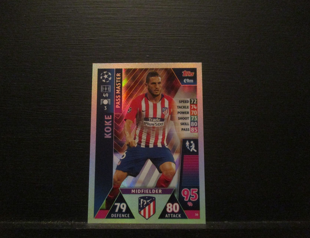 KOKO - UEFA Champions League Match Attax 2018/19 Original Trading Card #30