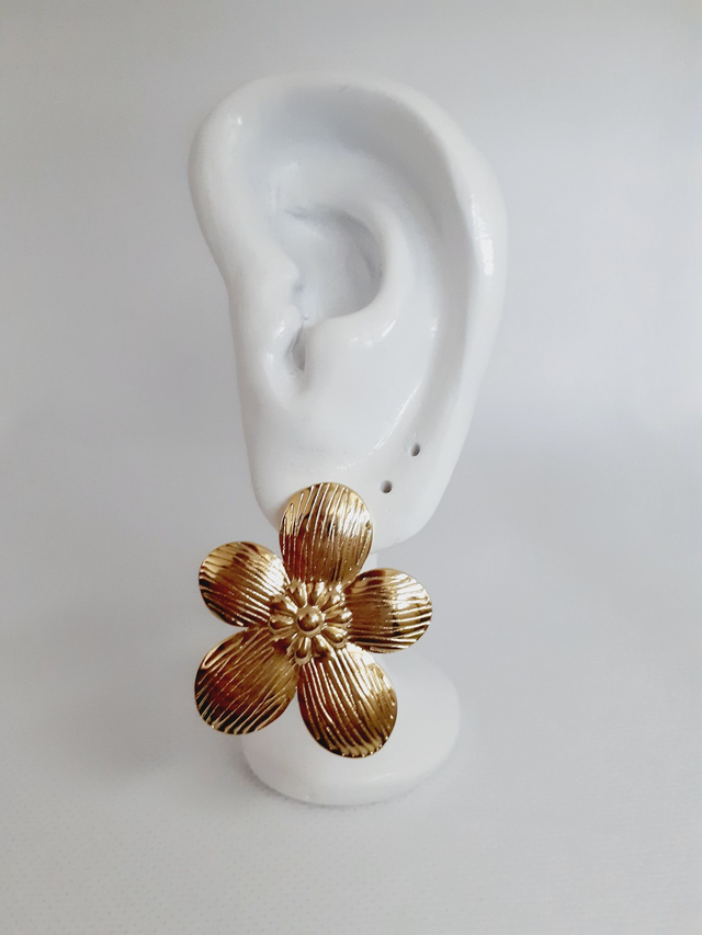 Boucles d'oreilles fleur