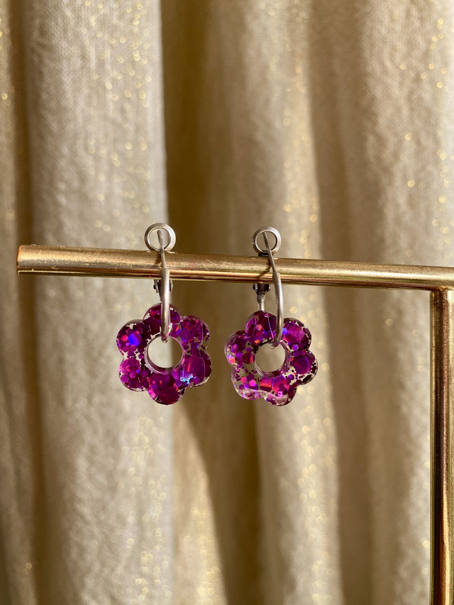 Créoles fleurs - raisin