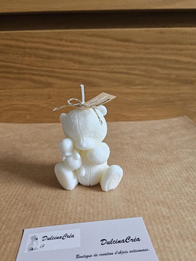 Bougie ours doudou