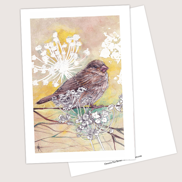 Carte &quot;Moineau&quot;