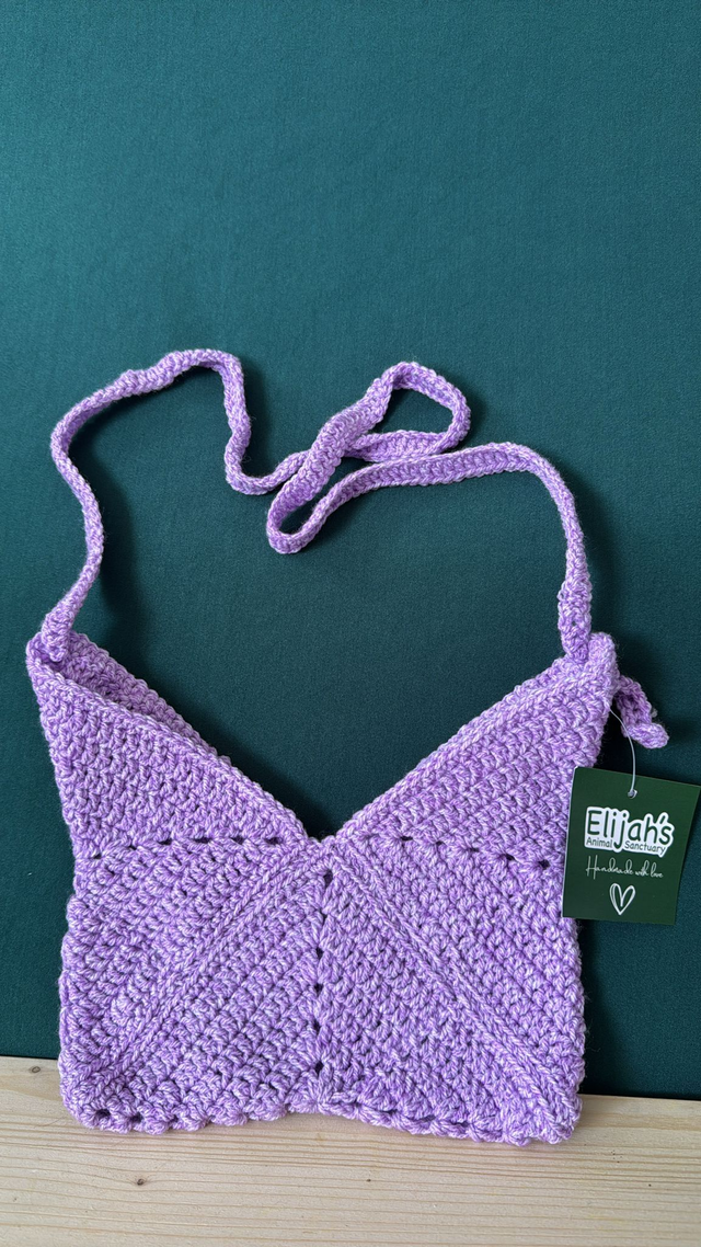 Purple Large Shoulder Bag