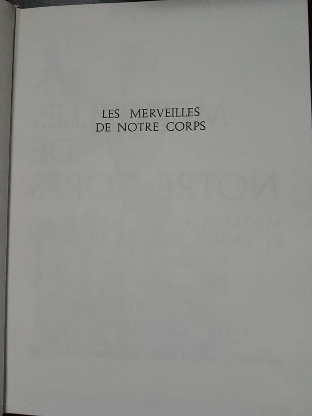 Les merveilles de notre corps