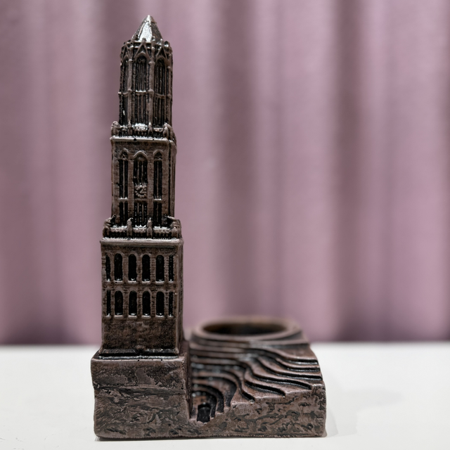 Domtoren met waxinelichthouder (Kleur bruin)